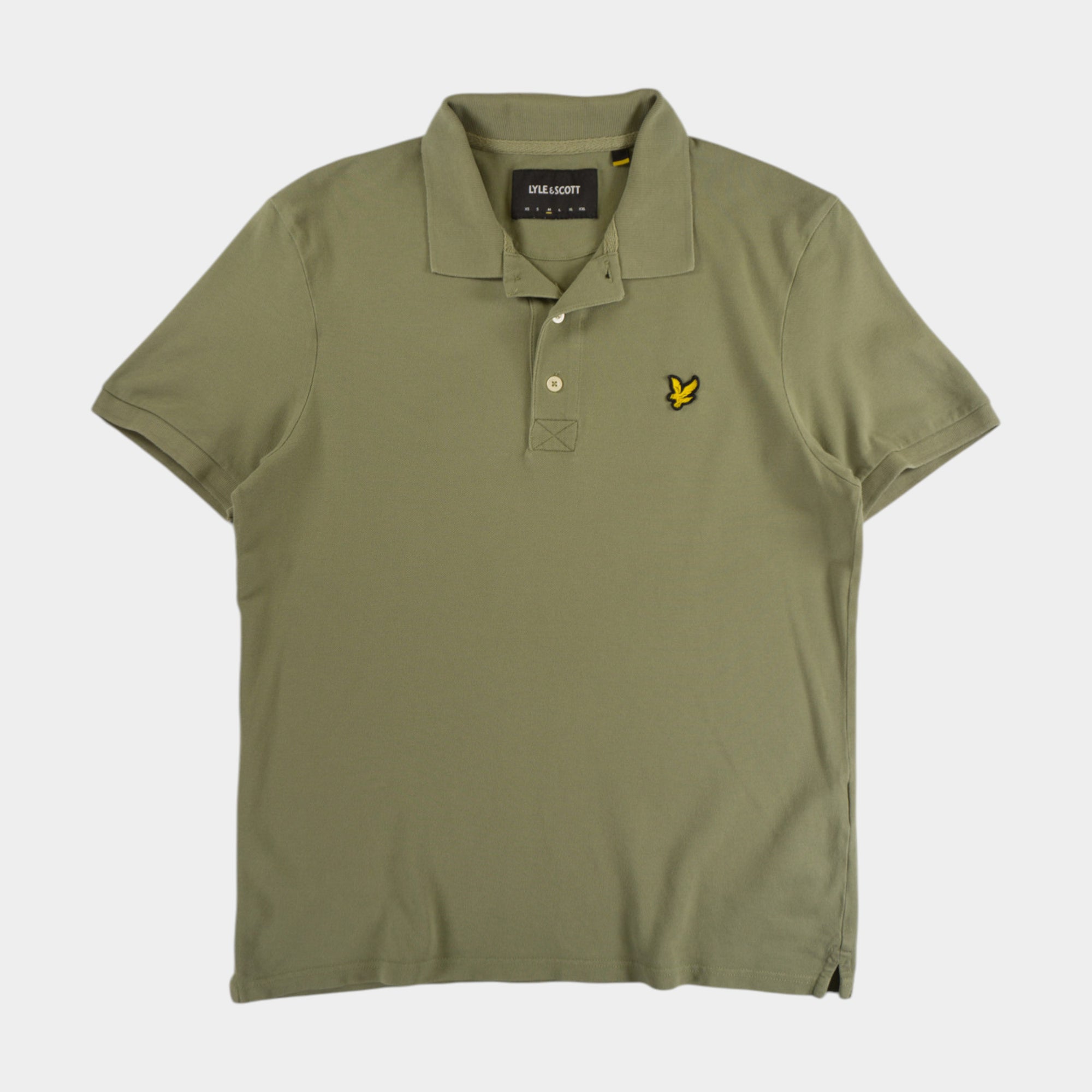 Lyle & Scott Зелена Тениска с Яка