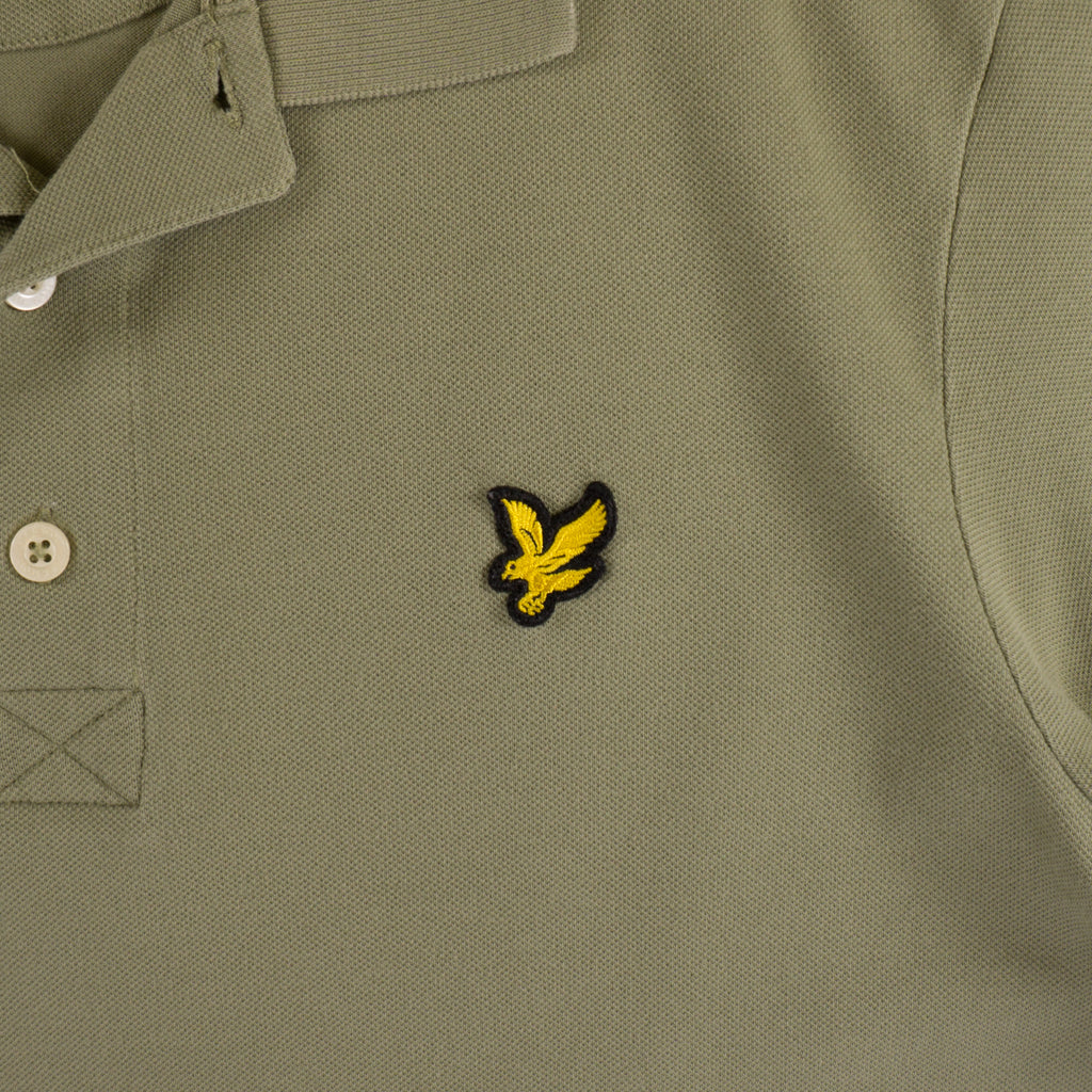 Lyle & Scott Зелена Тениска с Яка