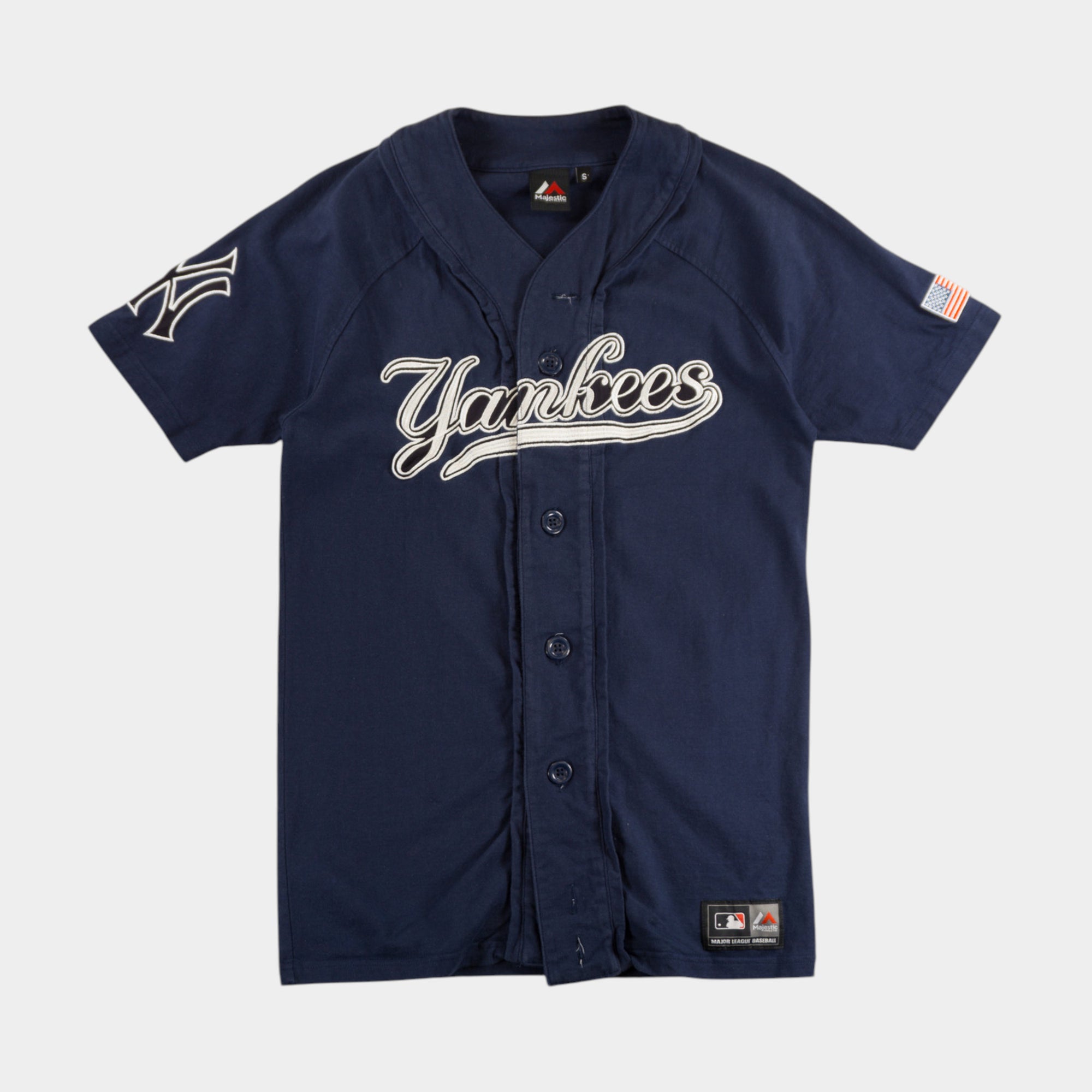 Majestic Yankees Тъмно Синьо Джърси