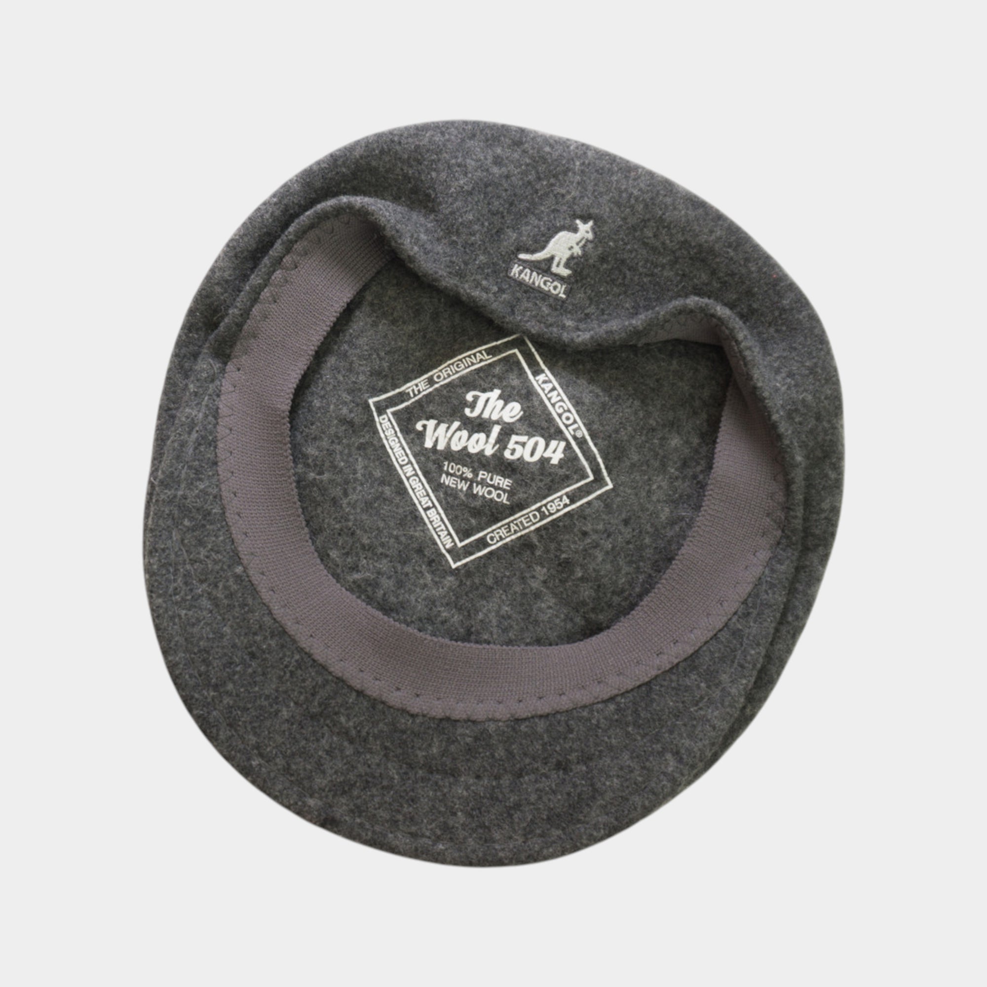 Kangol Вълнен Сив Каскет
