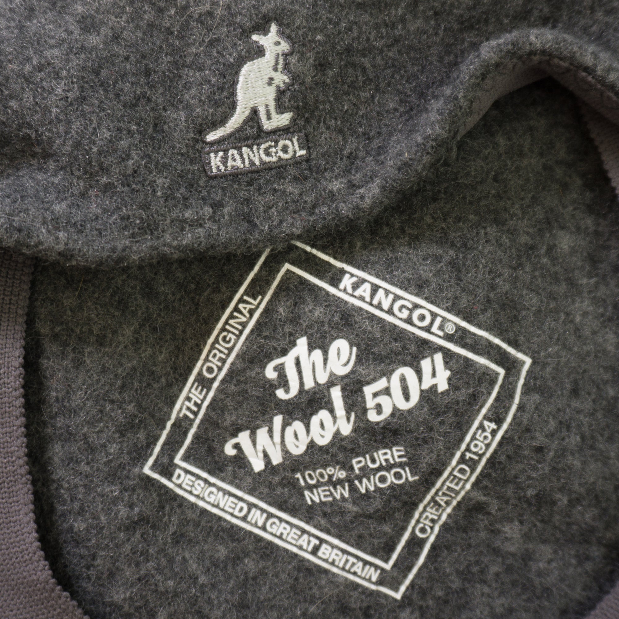Kangol Вълнен Сив Каскет