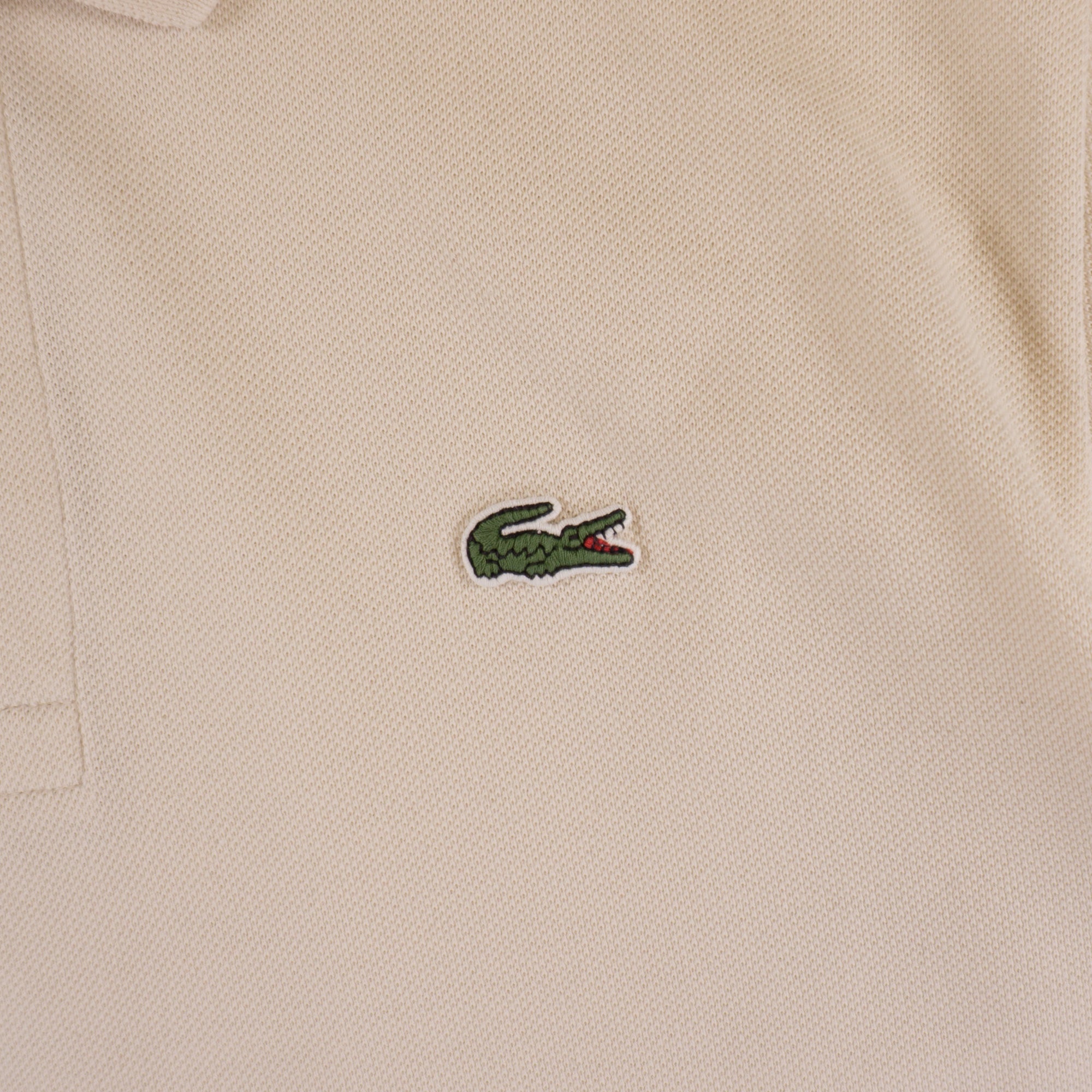 Lacoste Бежова Тениска с Яка
