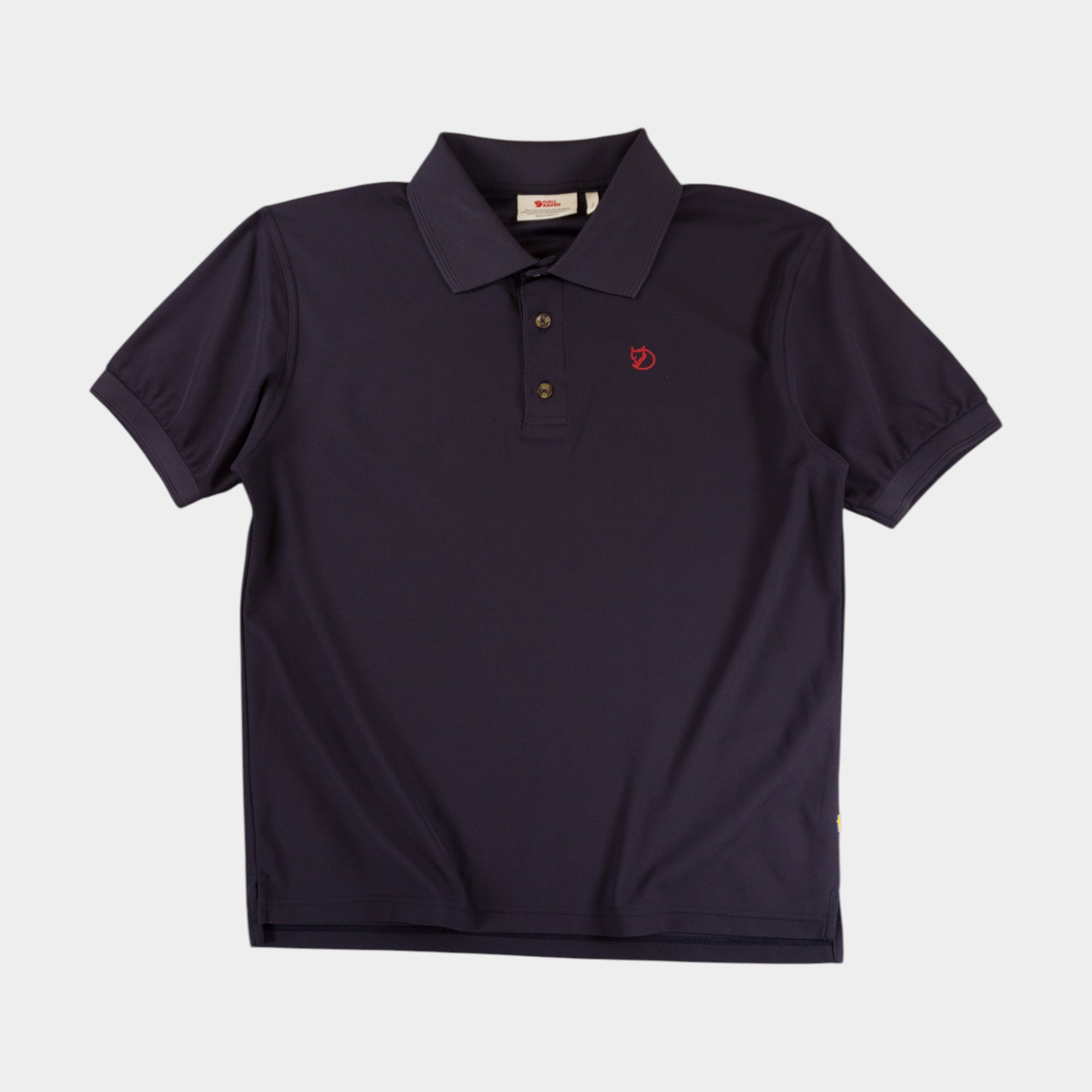 Fjallraven Тъмно Синя Тениска с Яка