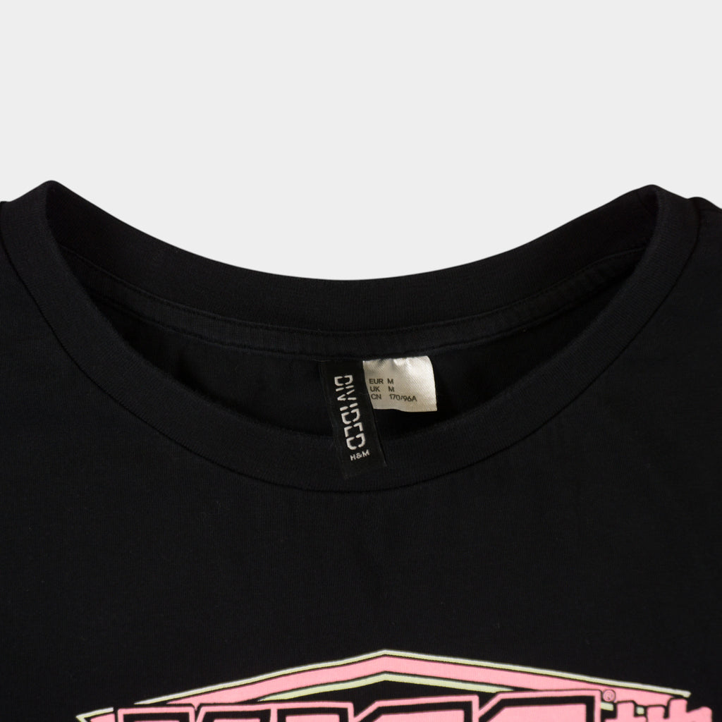 Kiss X H&M Черна Тениска с Графика