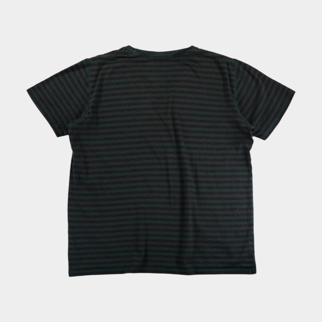Norse Projects Зелена Раирана Тениска