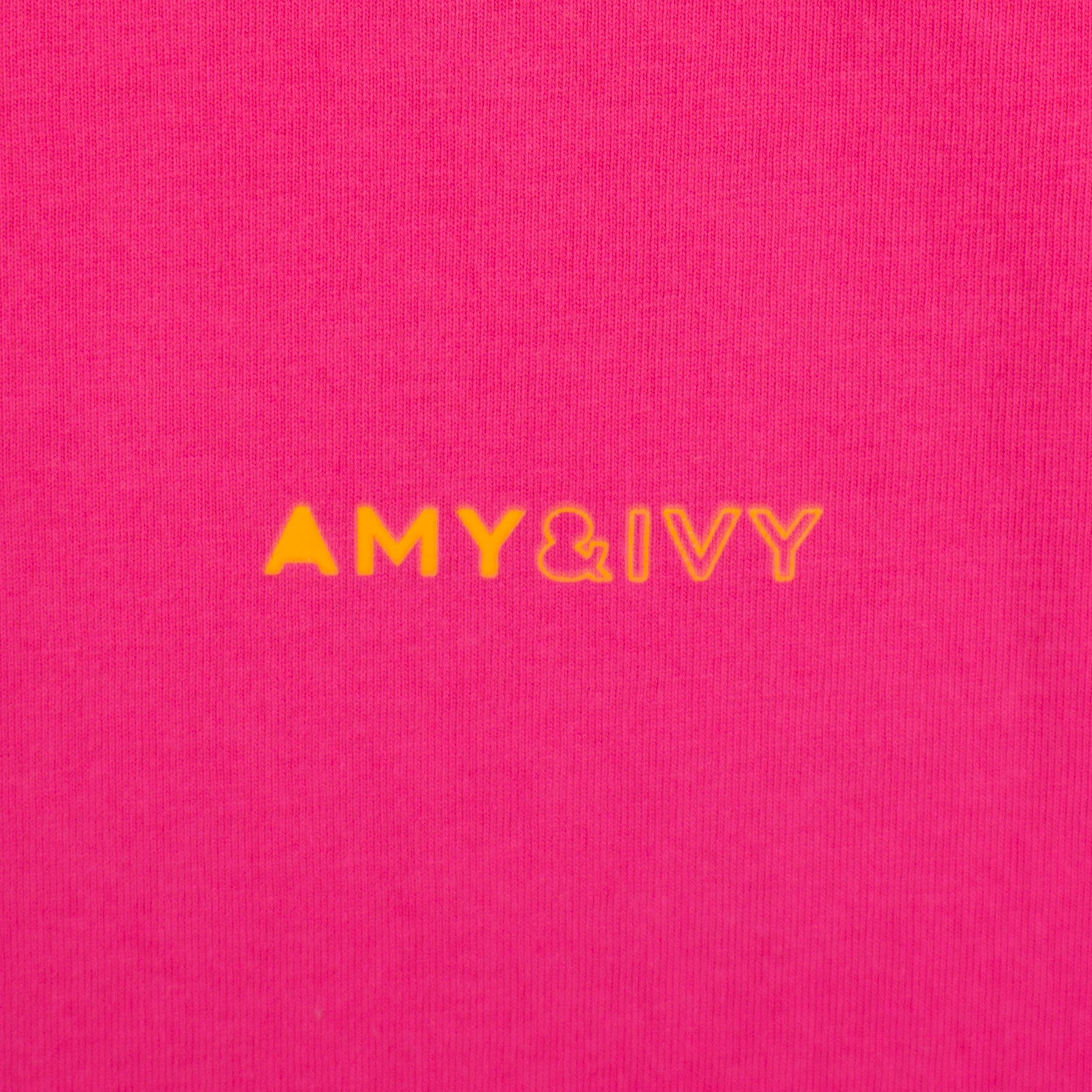 Amy&Ivy Розова Тениска с Графика