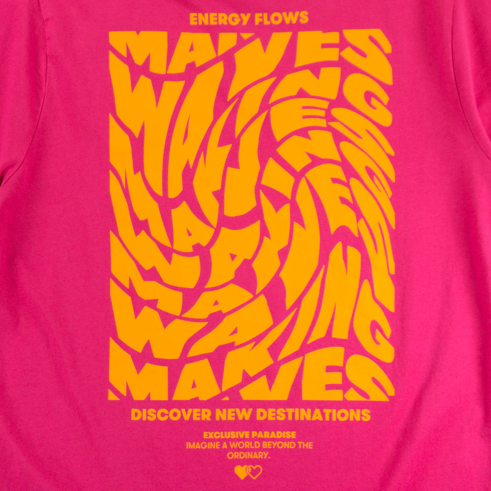 Amy&Ivy Розова Тениска с Графика