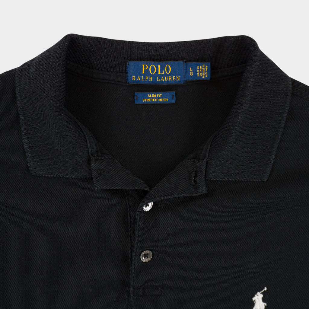 Polo Ralph Lauren Черна Тениска с Яка
