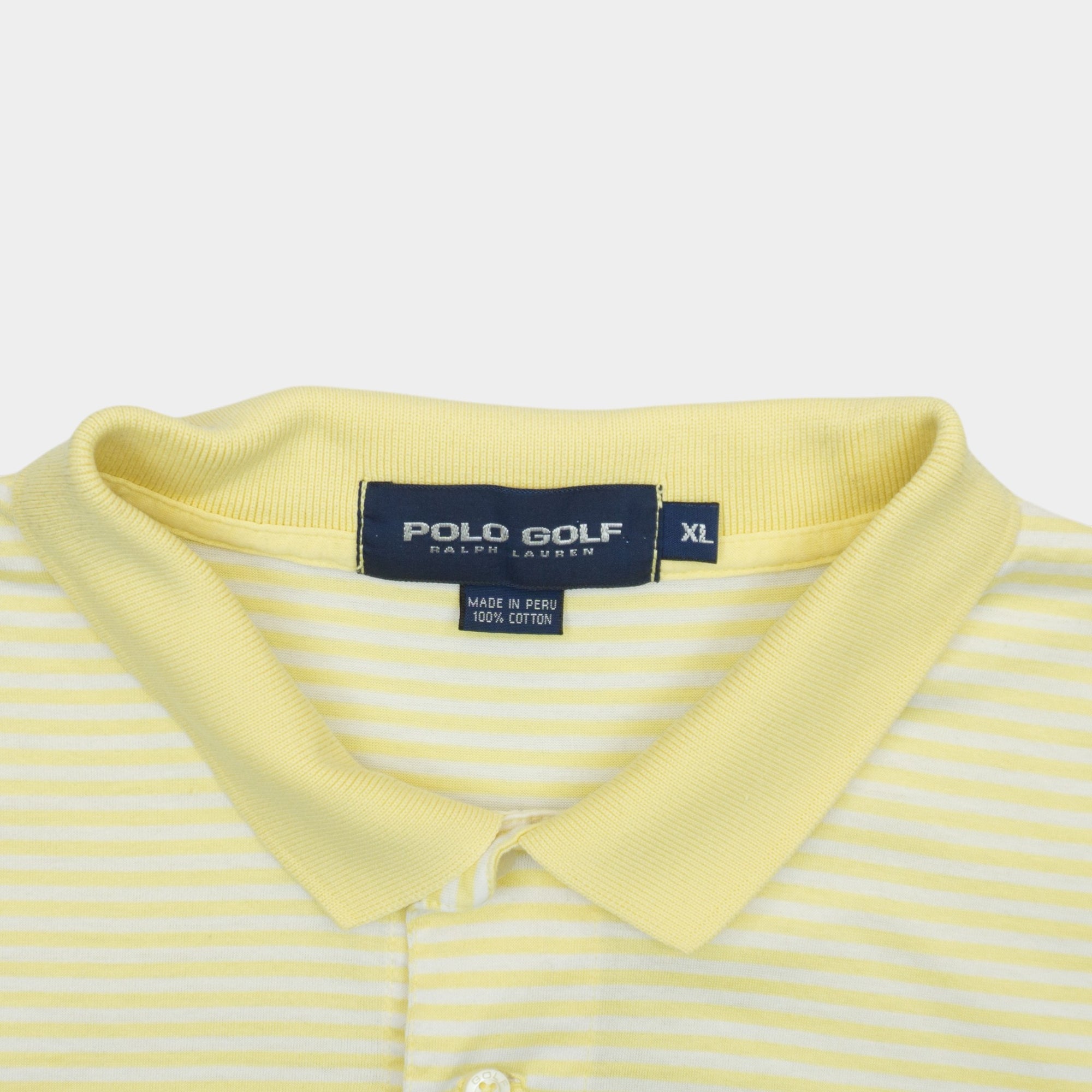 Polo Golf Ralph Lauren Vintage Раирана Тениска с Яка