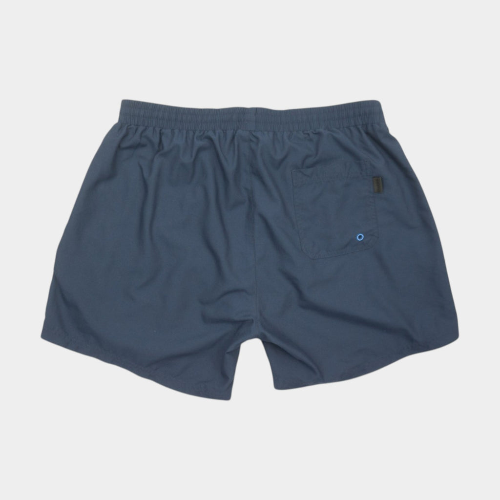 Hugo Boss Vintage Тъмно Сини Бански с Бродирано Лого