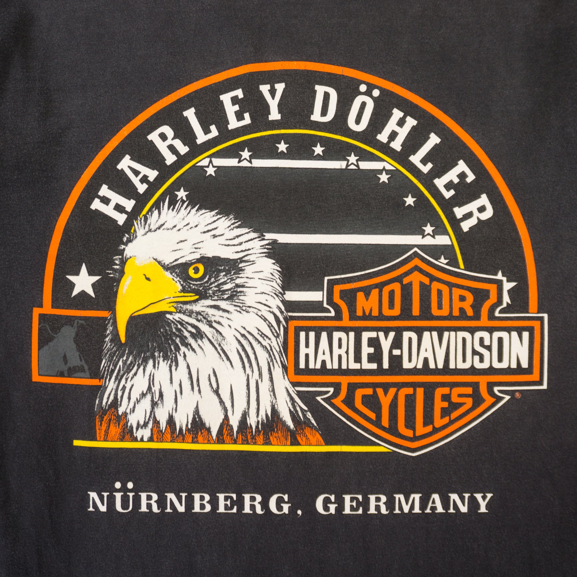 Harley-Davidson Винтидж 2000-те Сива Тениска с Графика