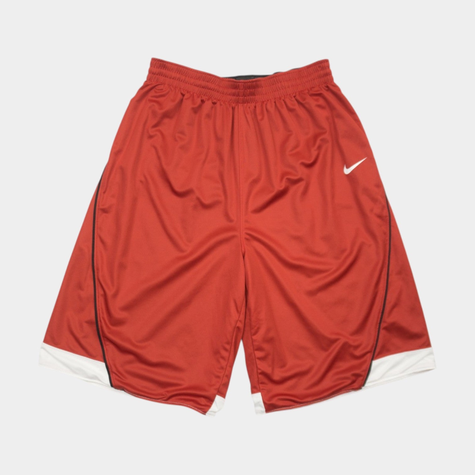 Nike Двулицеви Червено/Черно Баскетболни Къси Панталони с Бродирано Лого