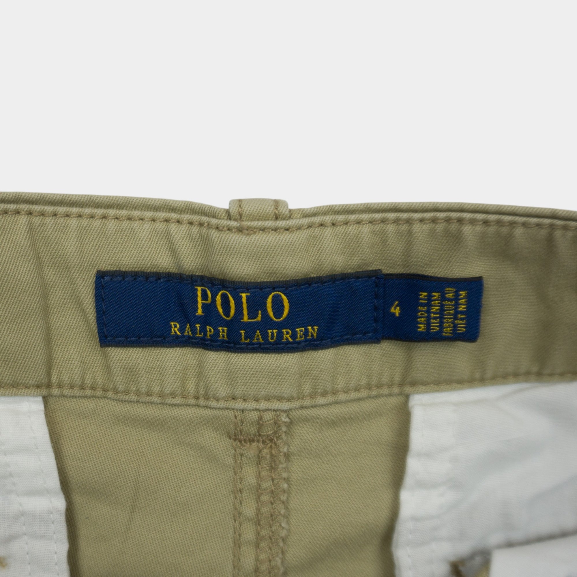 Polo Ralph Lauren Бежови Къси Панталони с Бродирано Лого