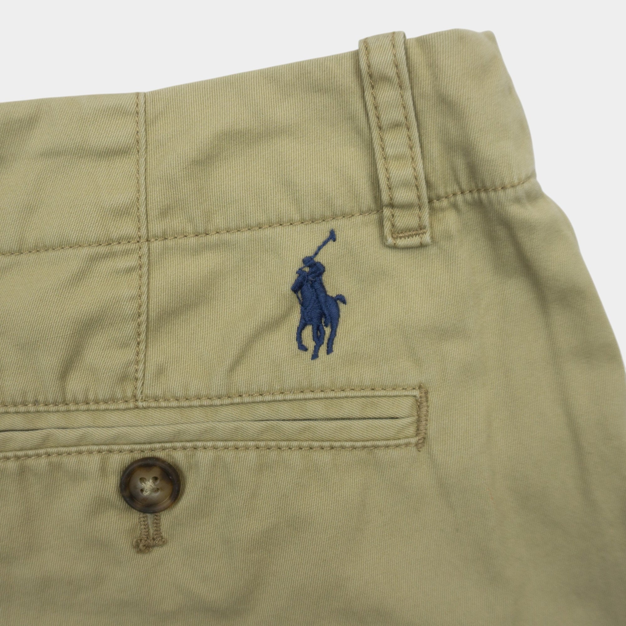 Polo Ralph Lauren Бежови Къси Панталони с Бродирано Лого