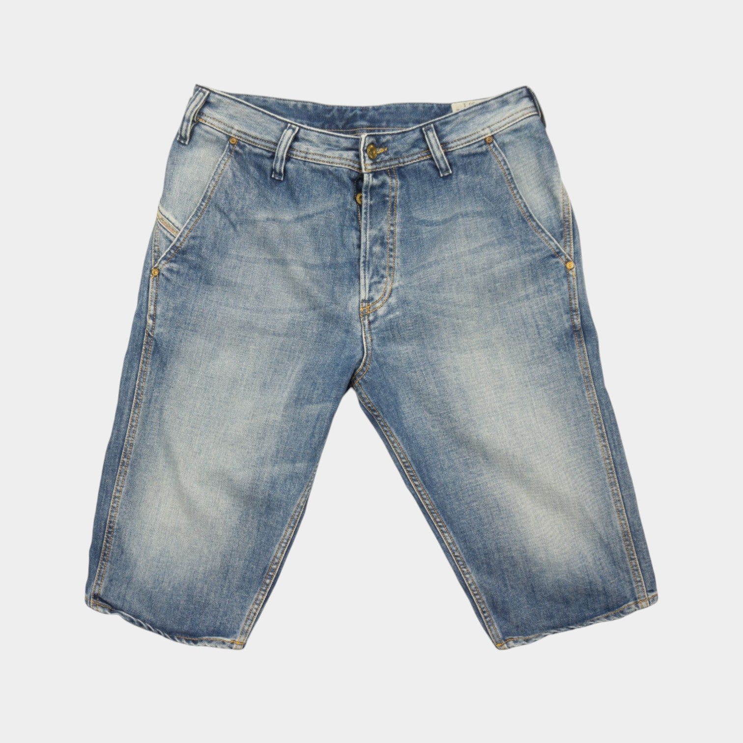 Diesel Phedor Vintage Сини Къси Дънки
