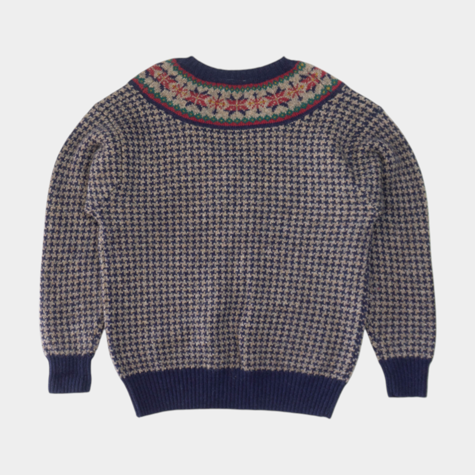 Vintage Вълнен Пуловер