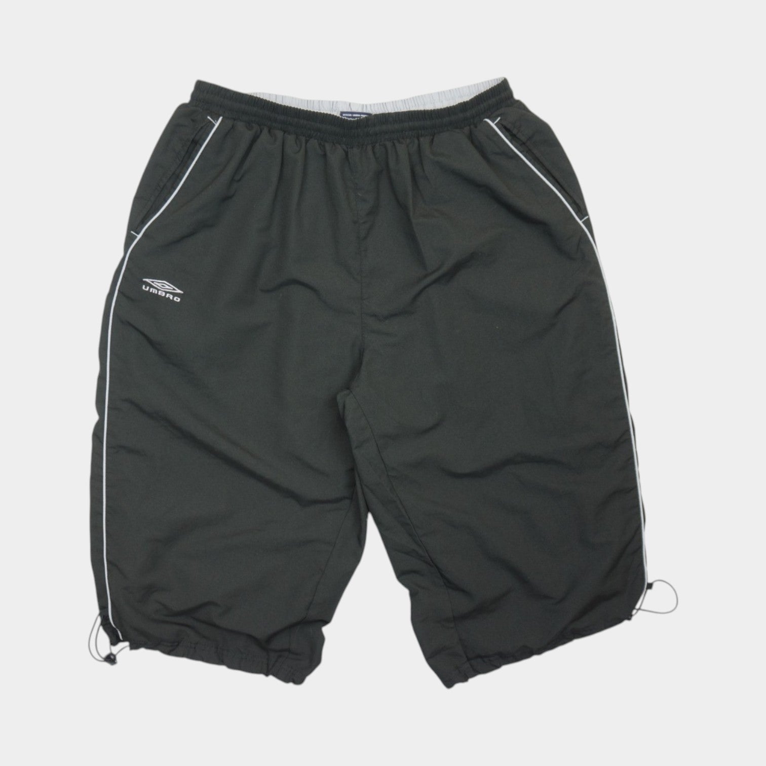 Umbro Vintage 3/4 Черни Къси Панталони с Бродирано Лого