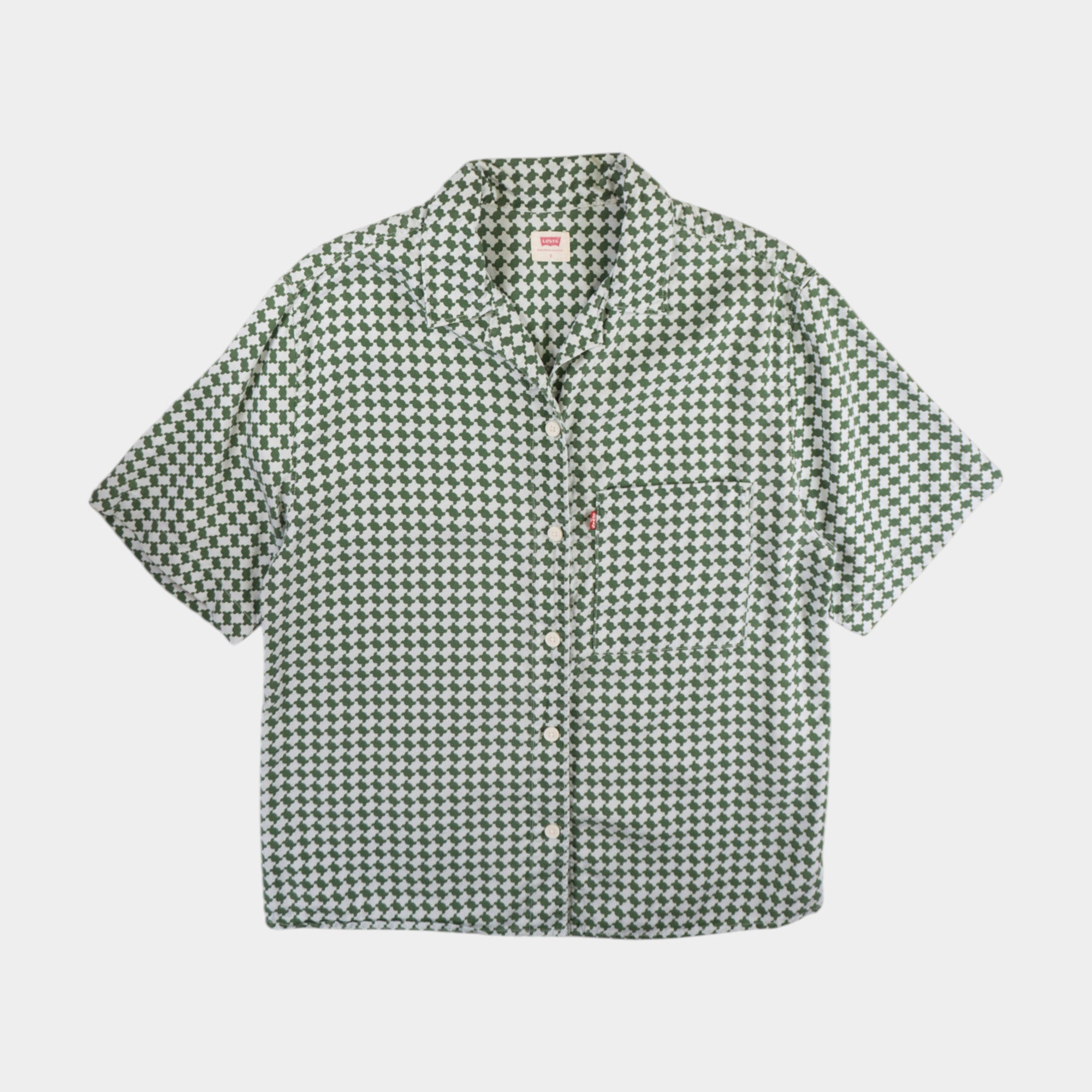 Levi’s Зелена Риза с Къс Ръкав