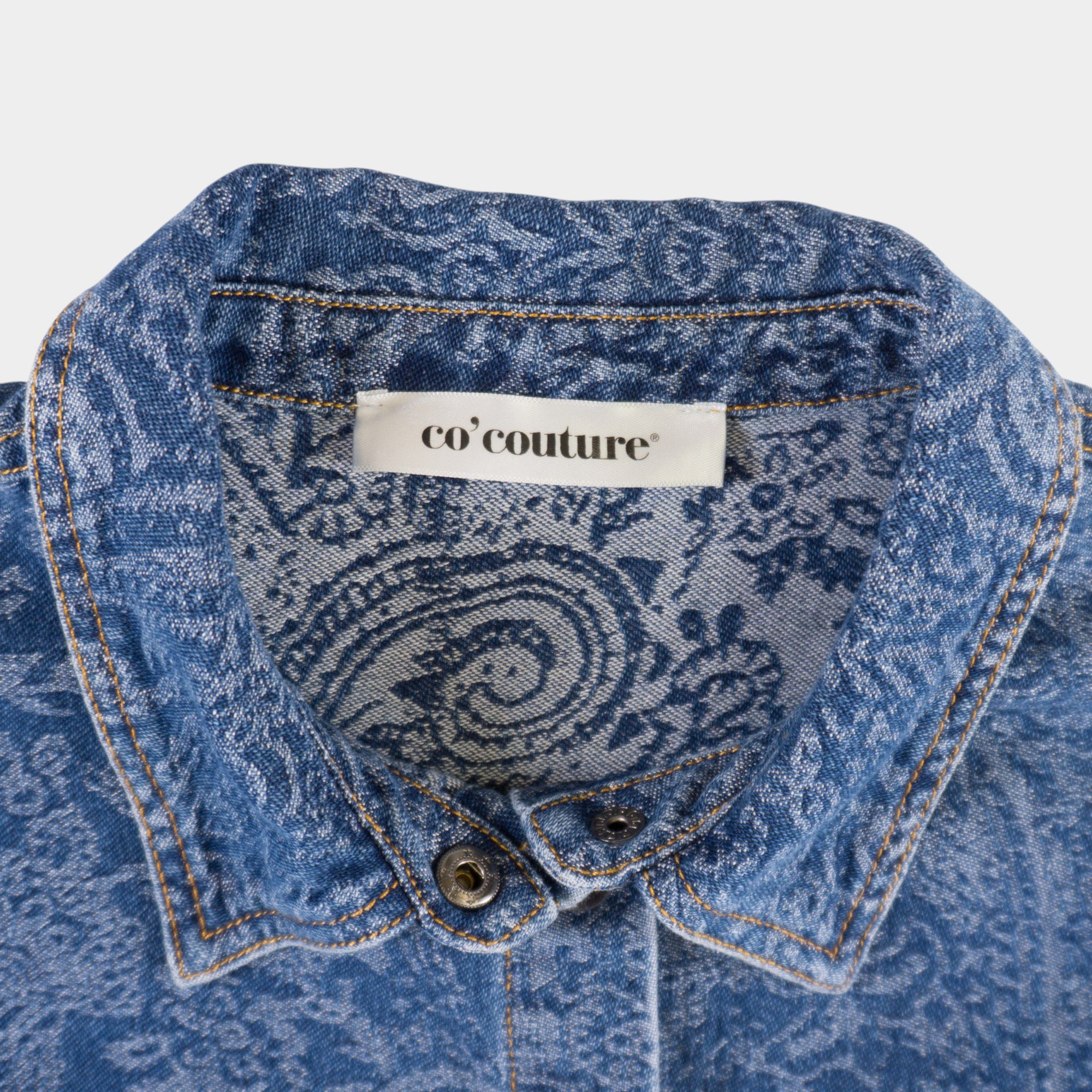 Co’Couture Дънкова Синя Риза с Къс Ръкав
