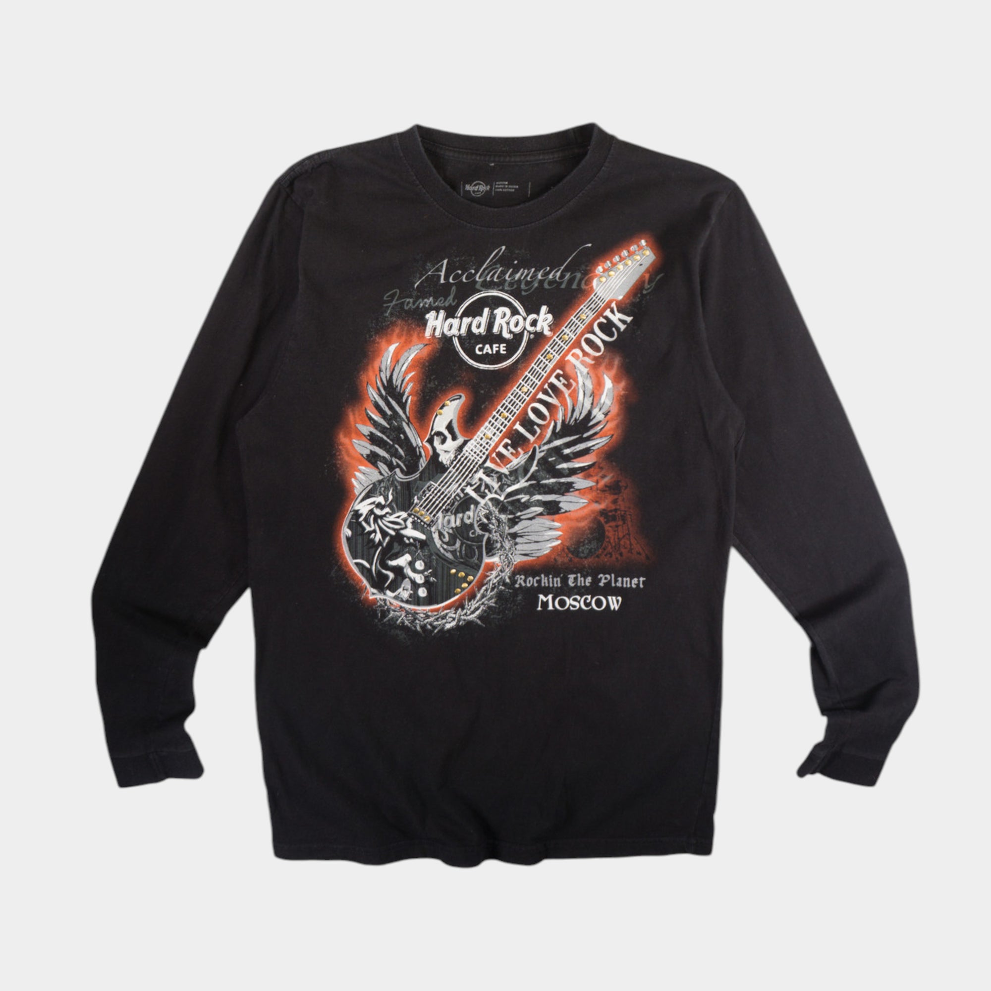Hard Rock Cafe Черна Блуза с Графика