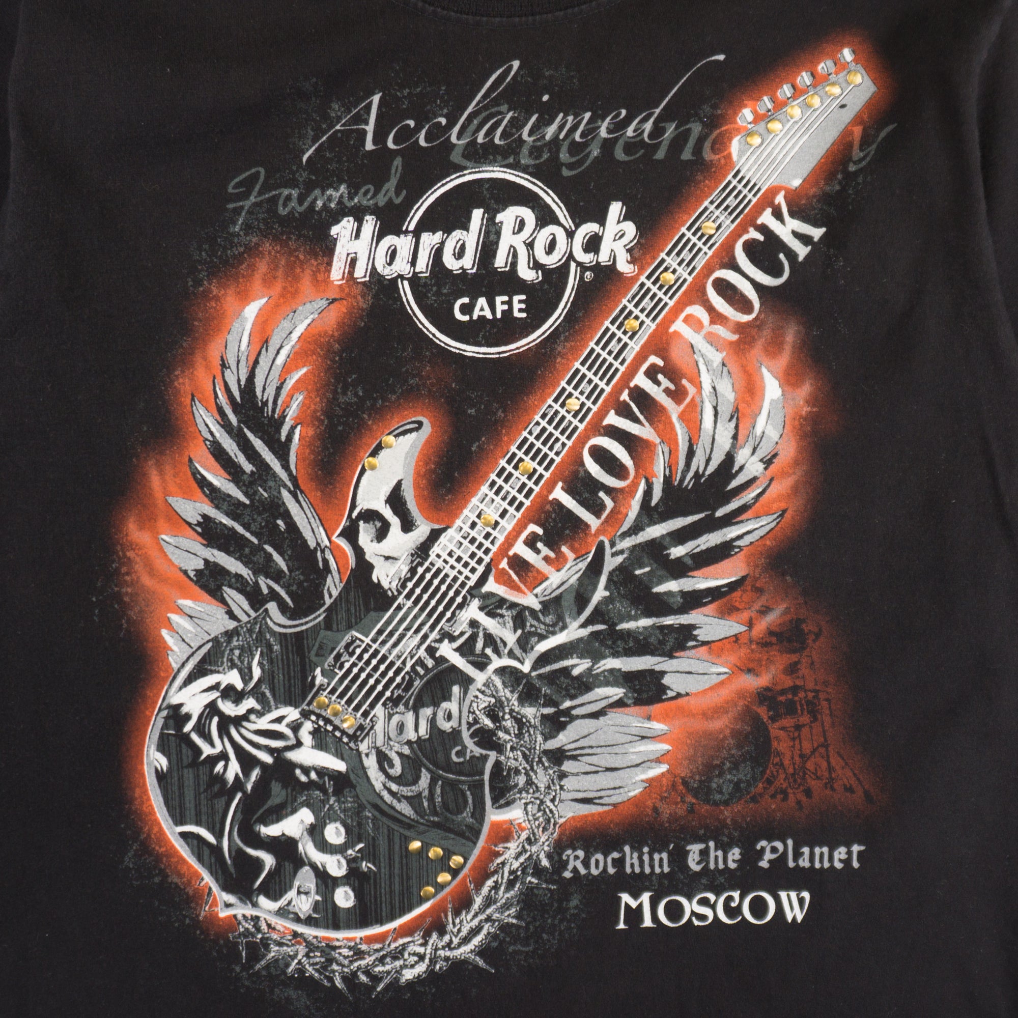 Hard Rock Cafe Черна Блуза с Графика