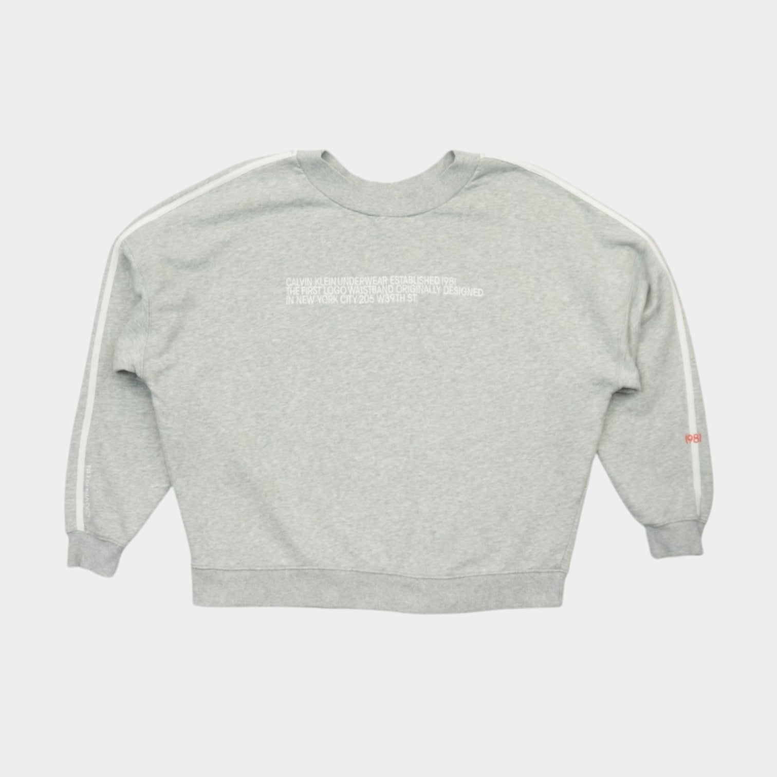 Calvin Klein Sleepwear Сива Блуза с Бродирано Лого