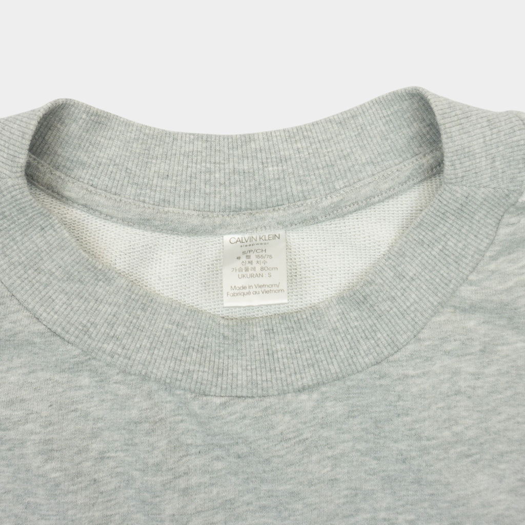 Calvin Klein Sleepwear Сива Блуза с Бродирано Лого