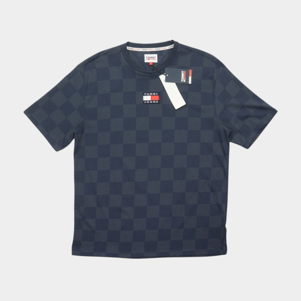 Tommy Hilfiger Тъмно Синя Тениска с Бродирано Лого