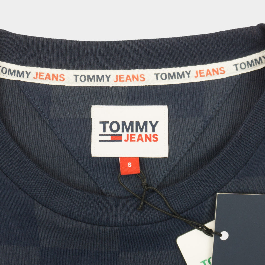 Tommy Hilfiger Тъмно Синя Тениска с Бродирано Лого
