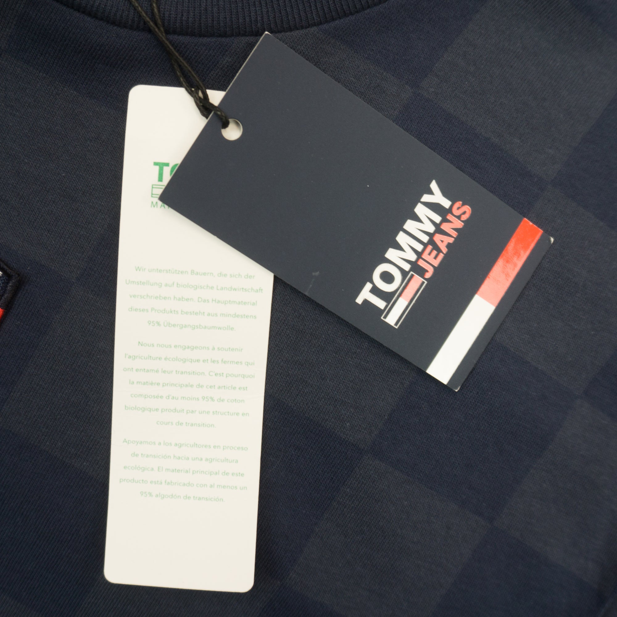 Tommy Hilfiger Тъмно Синя Тениска с Бродирано Лого