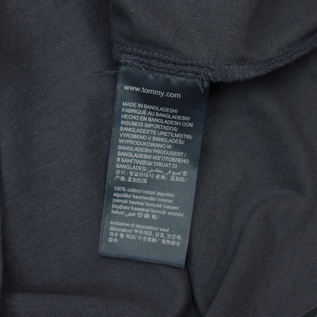 Tommy Hilfiger Тъмно Синя Тениска с Бродирано Лого