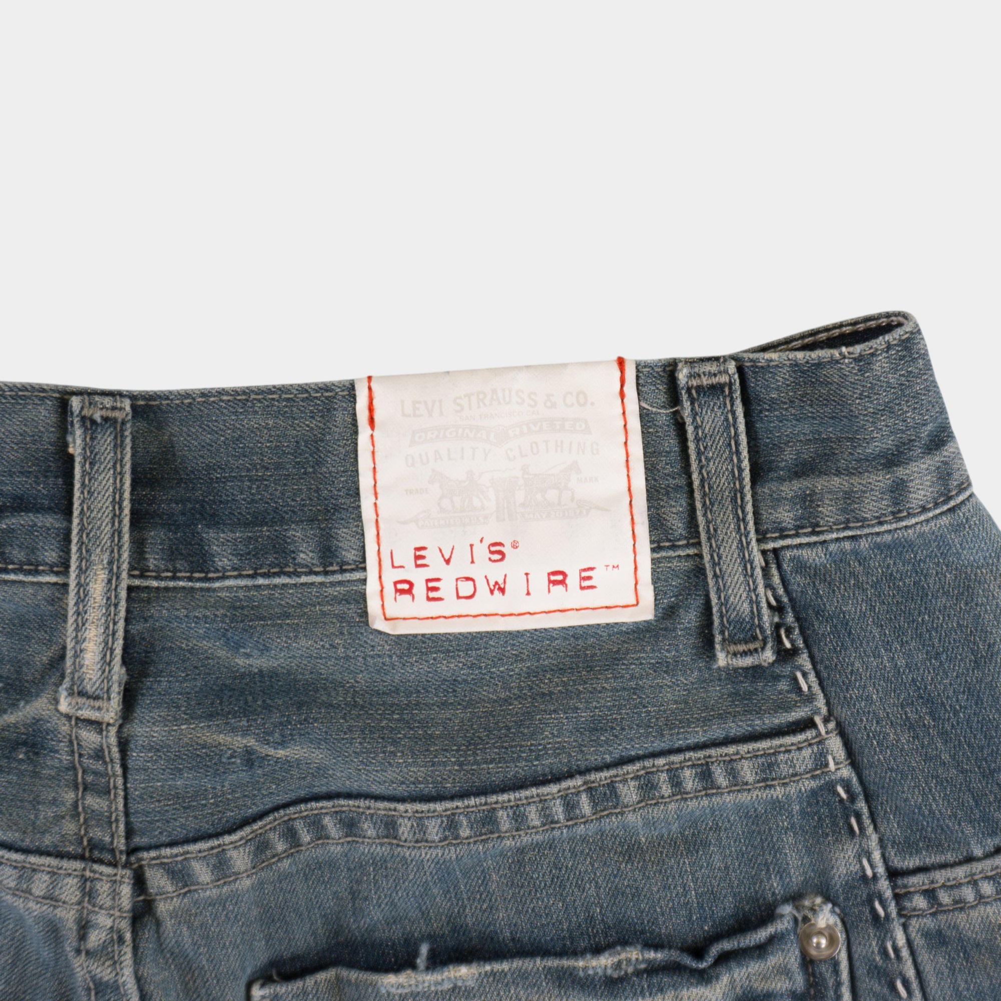 Levi’s Redwire Винтидж 2000-те Сиви Къси 3/4 Дънки