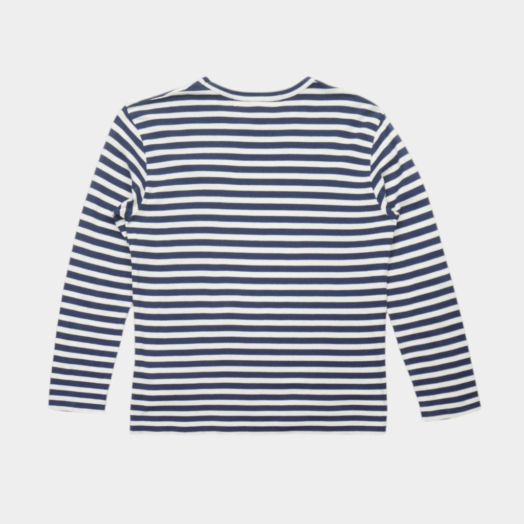Comme Des Garcons PLAY Раирана Блуза с Бродирано Лого