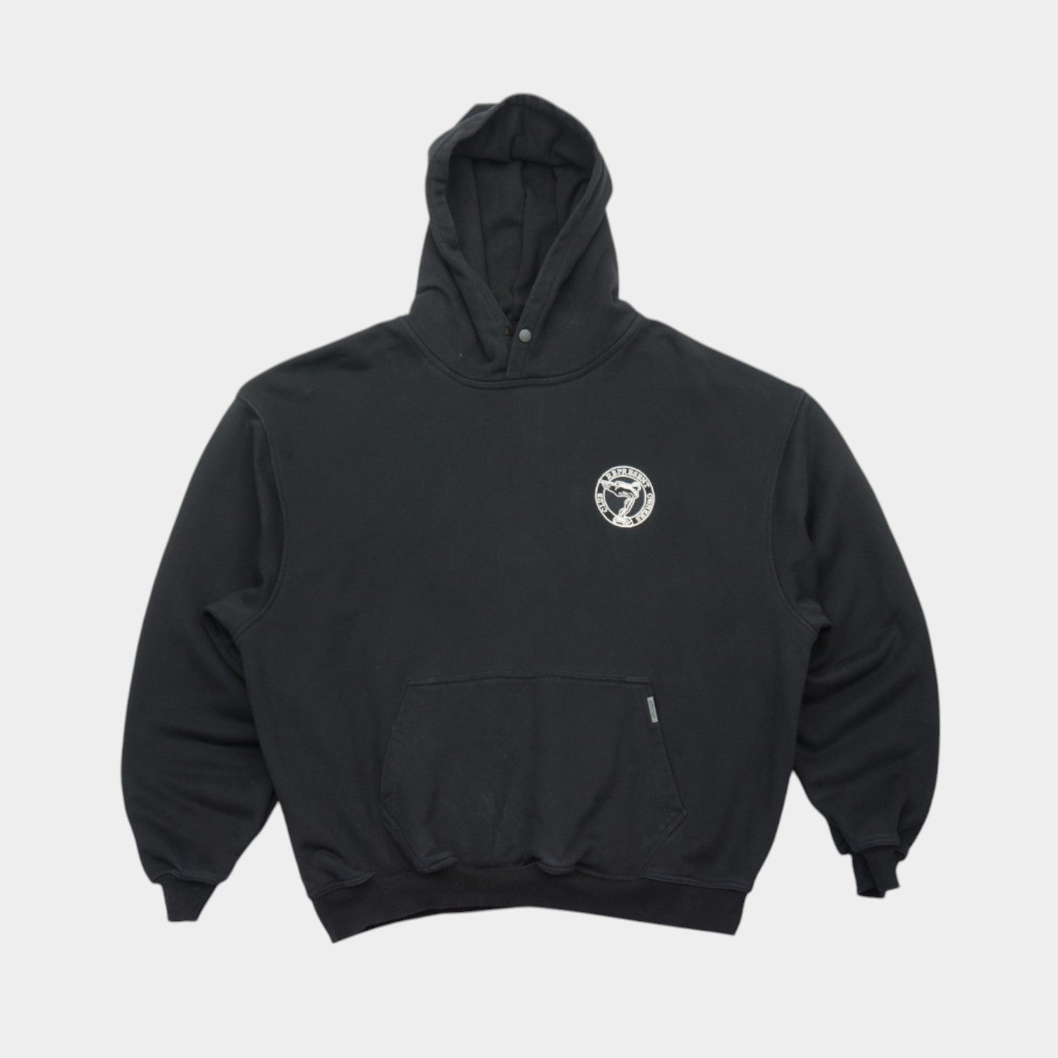 Represent Черен Суичър с Бродерия