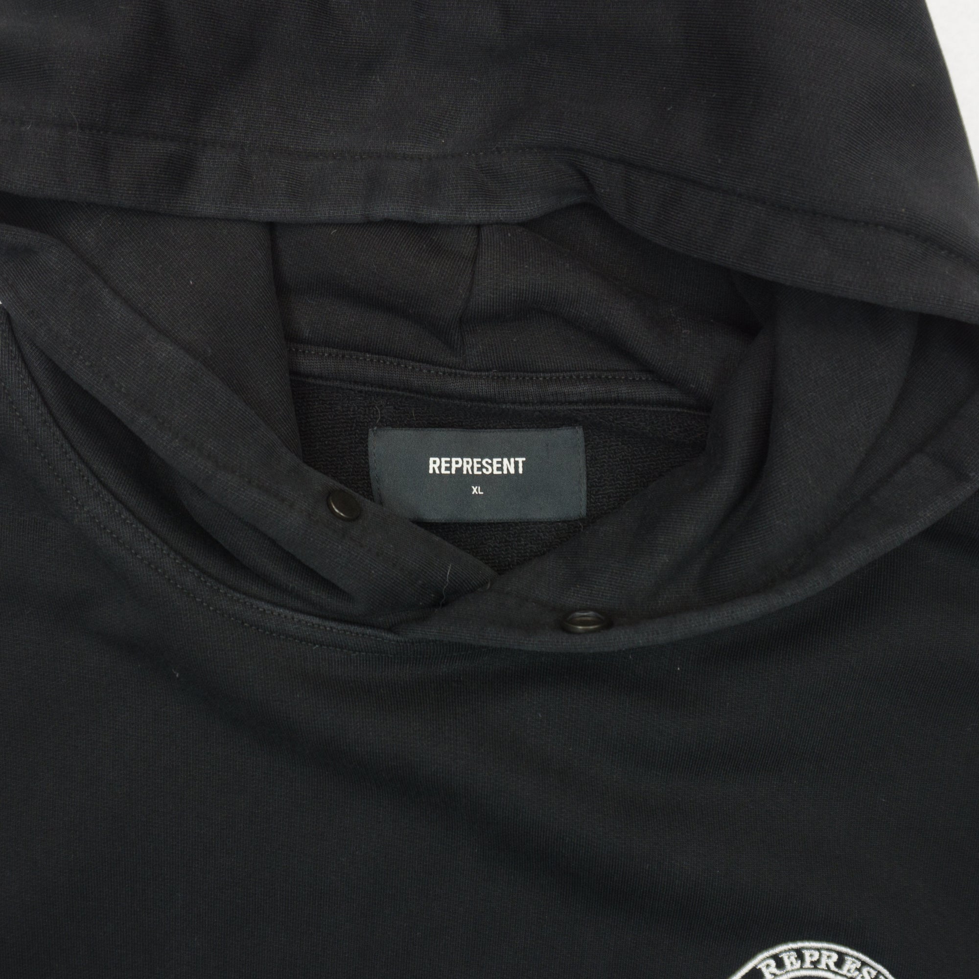 Represent Черен Суичър с Бродерия