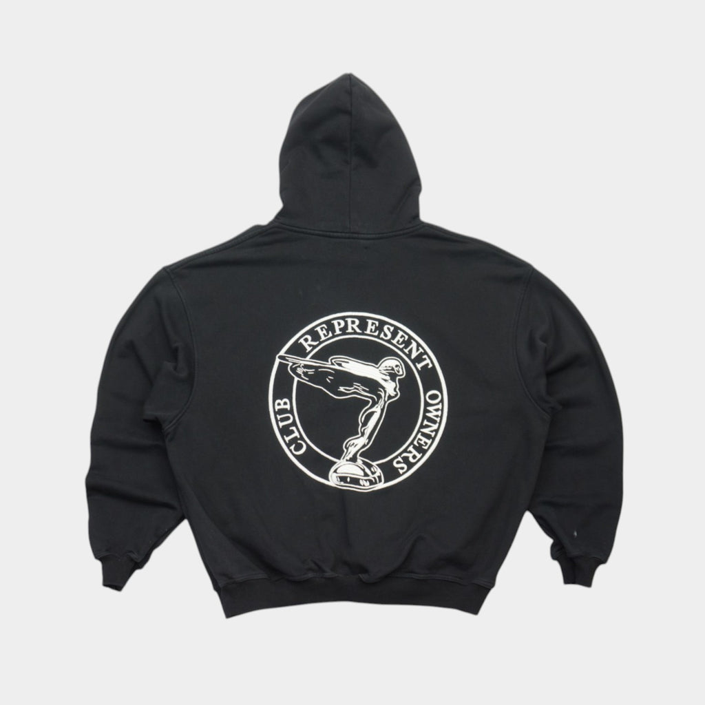 Represent Черен Суичър с Бродерия