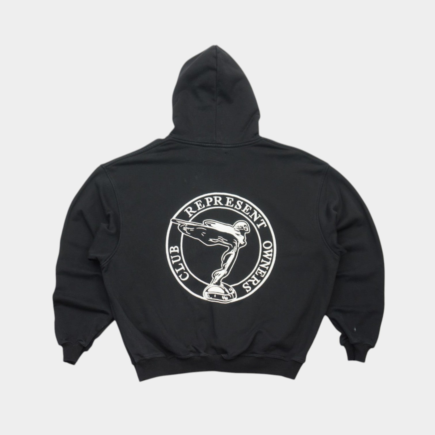 Represent Черен Суичър с Бродерия