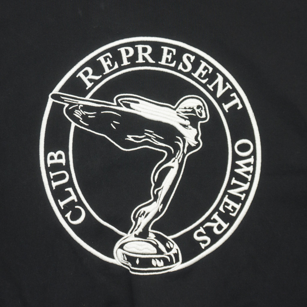 Represent Черен Суичър с Бродерия