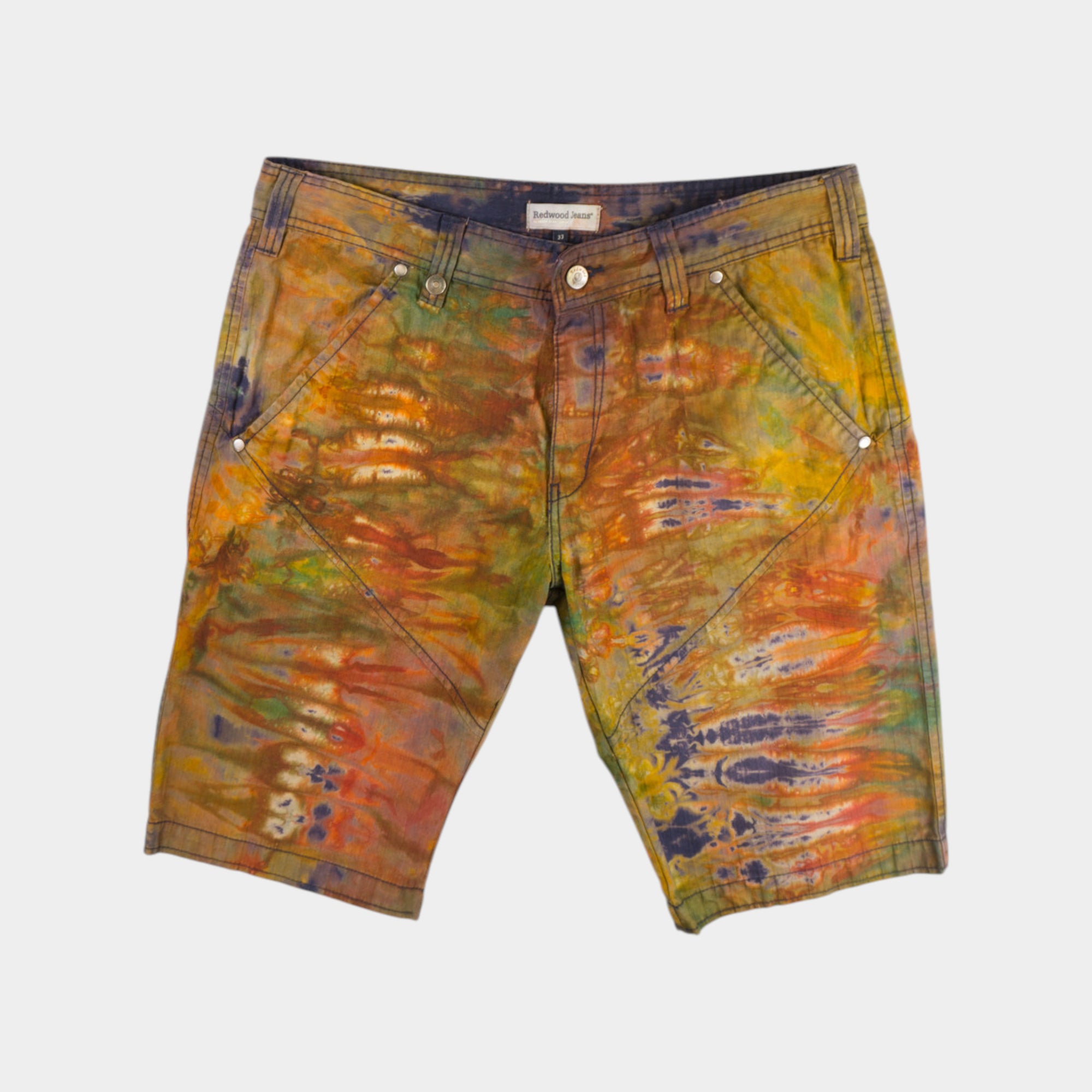 Redwood Jeans Цветни Къси Дънки