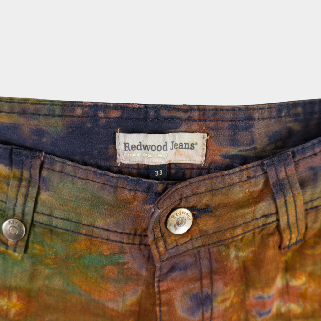 Redwood Jeans Цветни Къси Дънки
