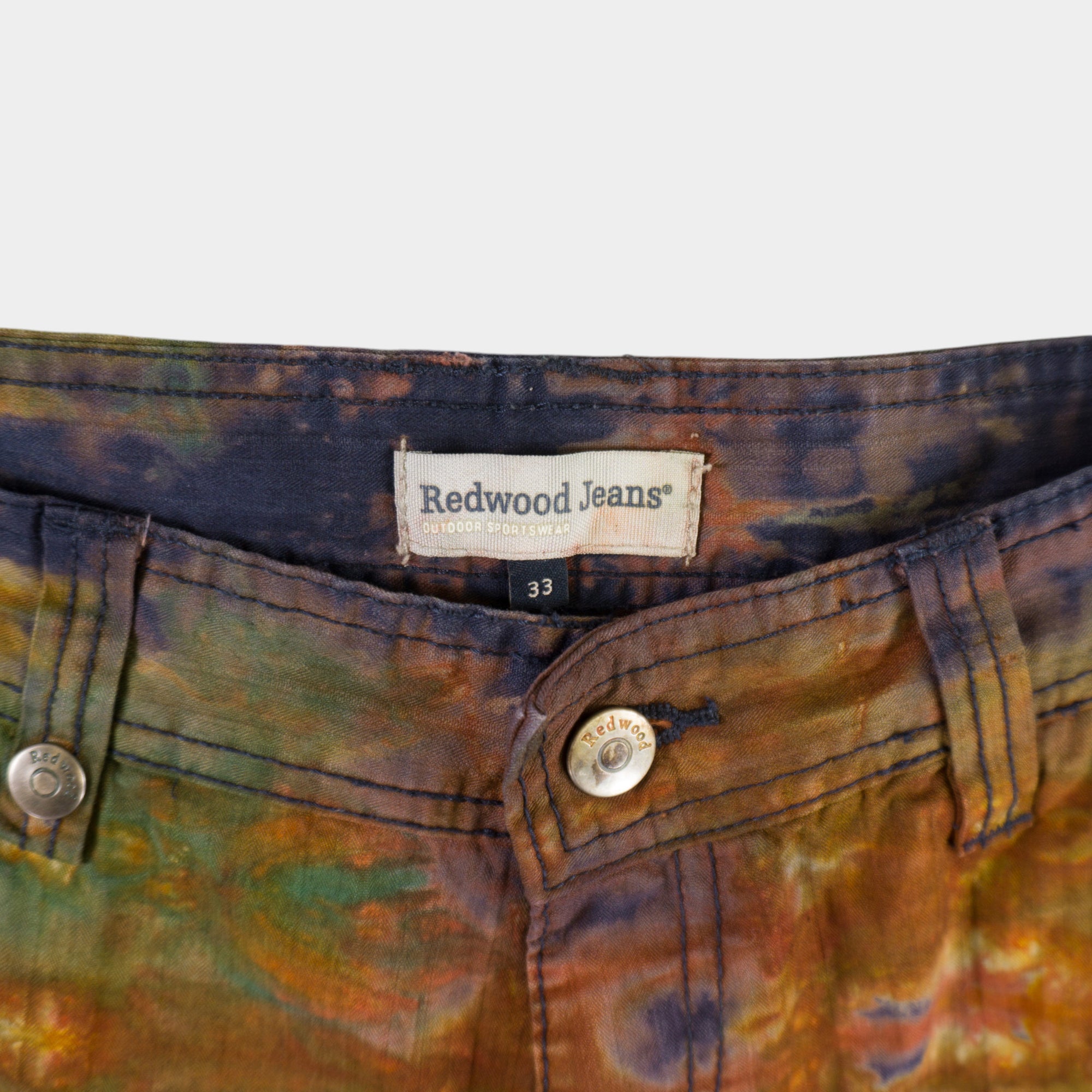Redwood Jeans Цветни Къси Дънки