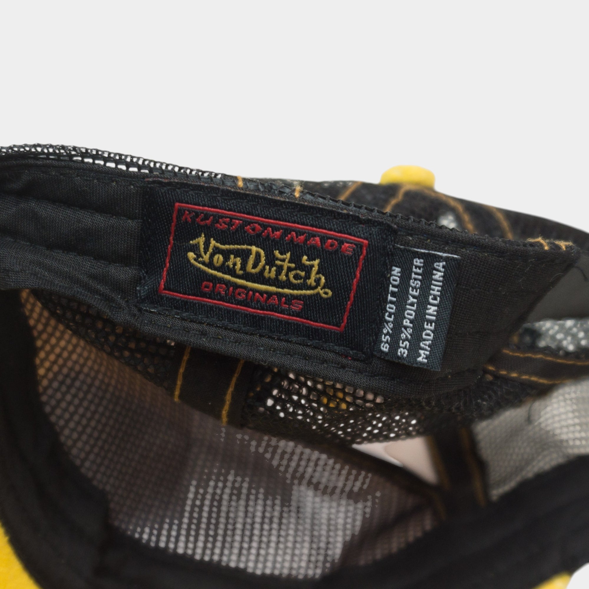 Von Dutch Vintage Жълта Шапка с Козирка