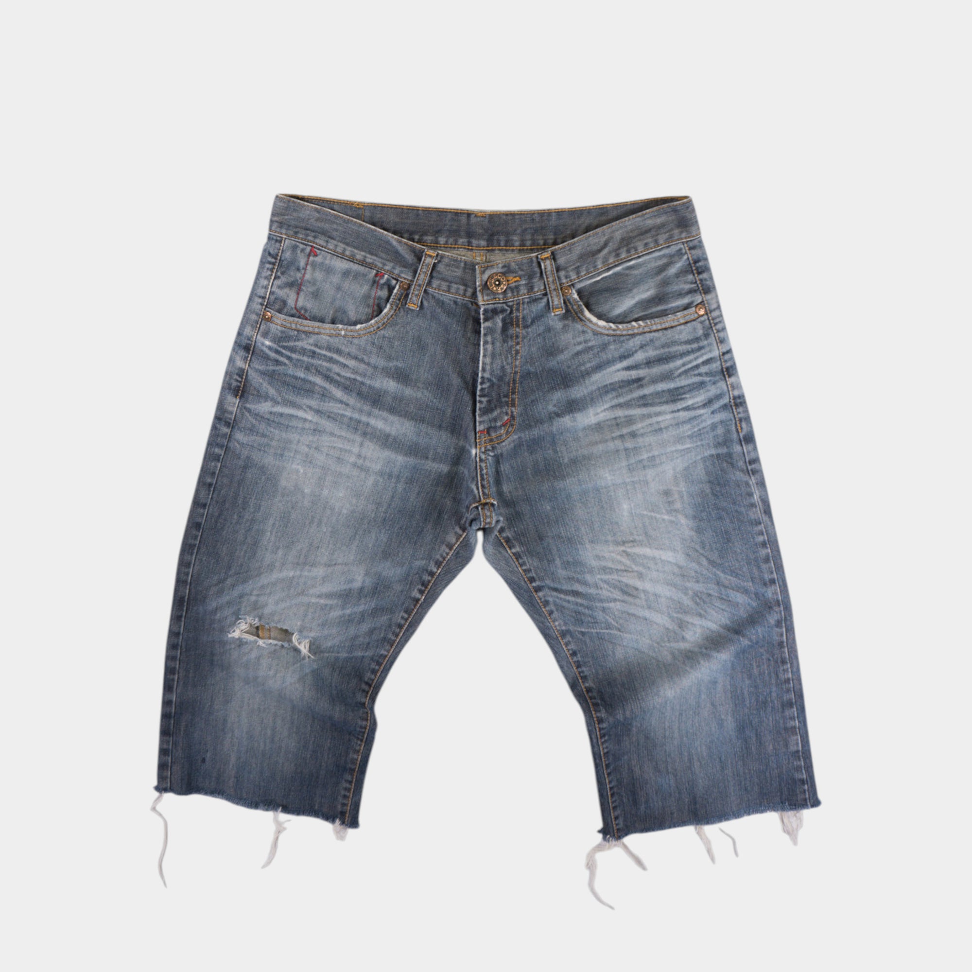 Levi’s Винтидж 2000те Сини 3/4 Къси Дънки