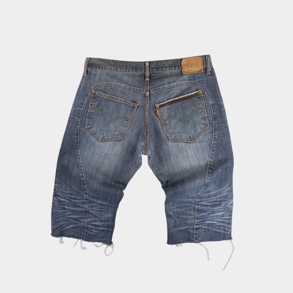 Levi’s Винтидж 2000те Сини 3/4 Къси Дънки