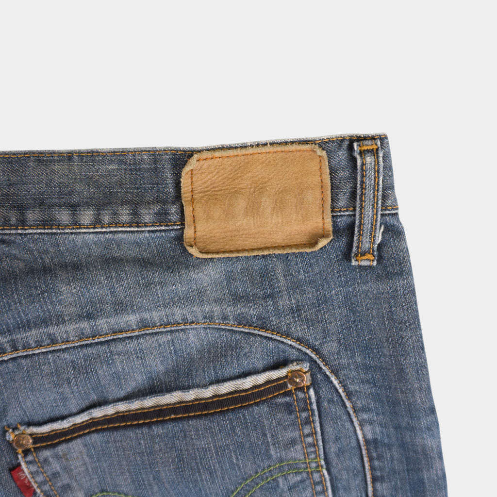 Levi’s Винтидж 2000те Сини 3/4 Къси Дънки