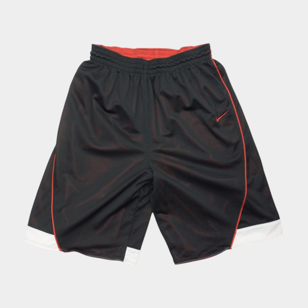 Nike Двулицеви Червено/Черно Баскетболни Къси Панталони с Бродирано Лого