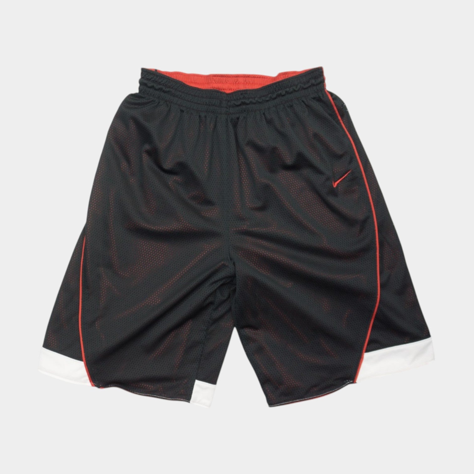 Nike Двулицеви Червено/Черно Баскетболни Къси Панталони с Бродирано Лого