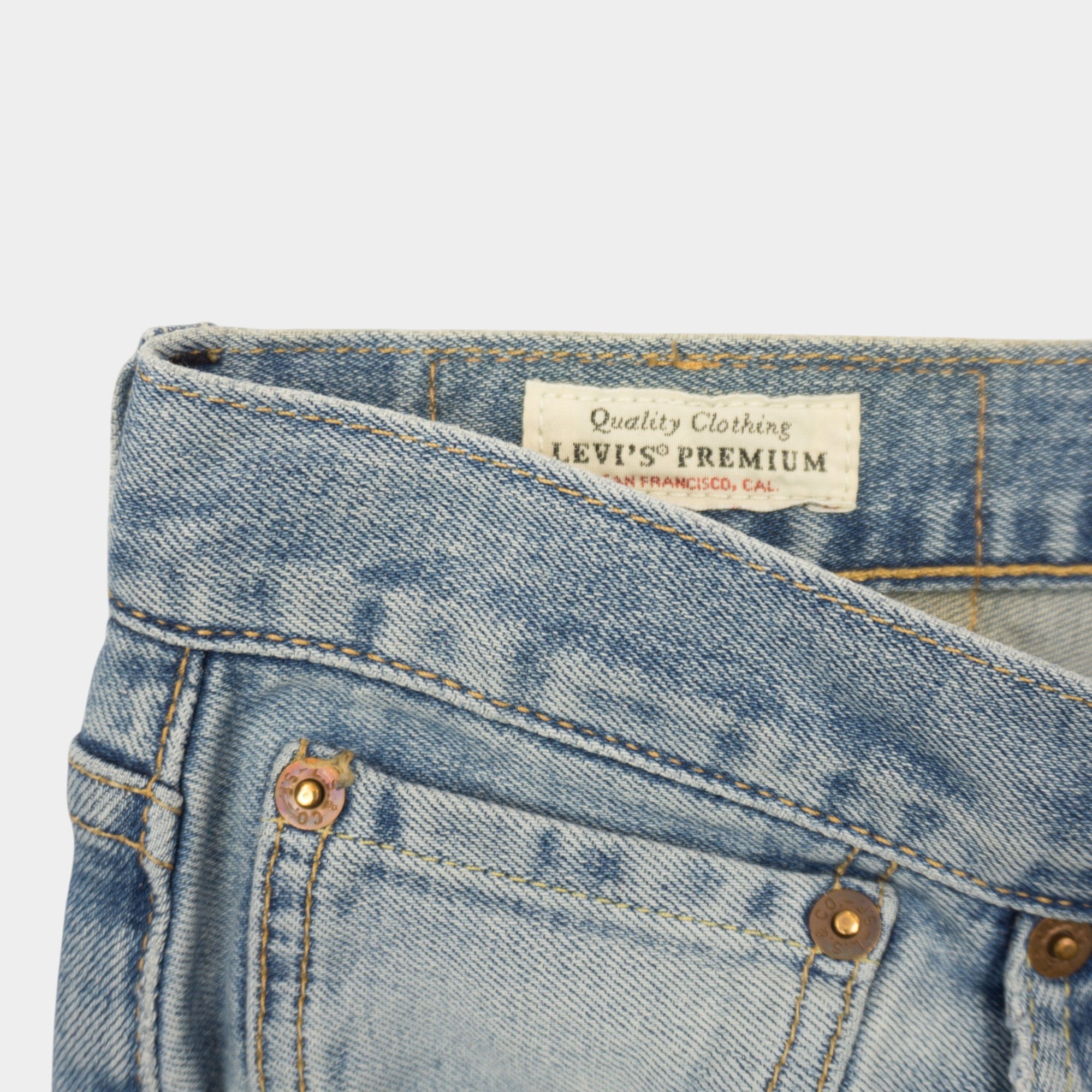 Levi's 501 Premium "Big E" Washed Сини Дънки