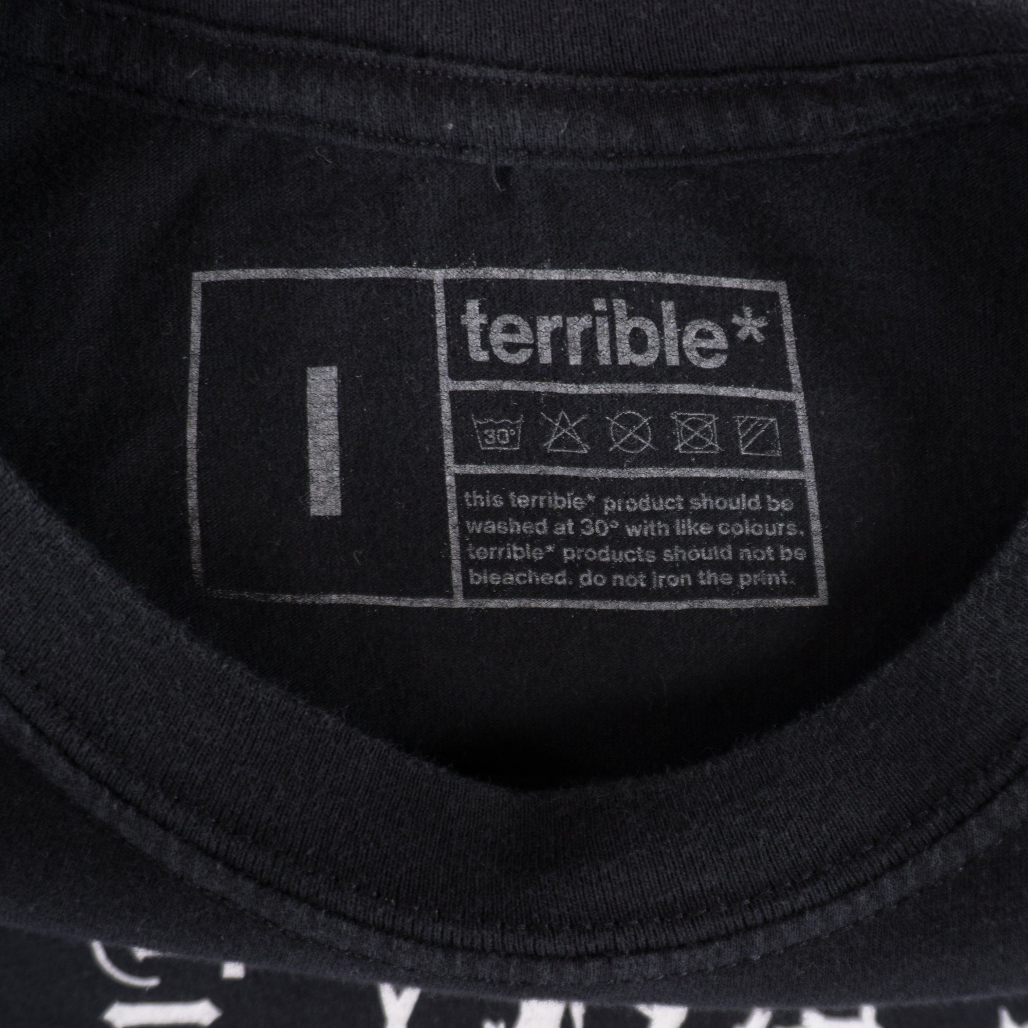 Terrible Current Joys Voyager Черна Тениска с Графика