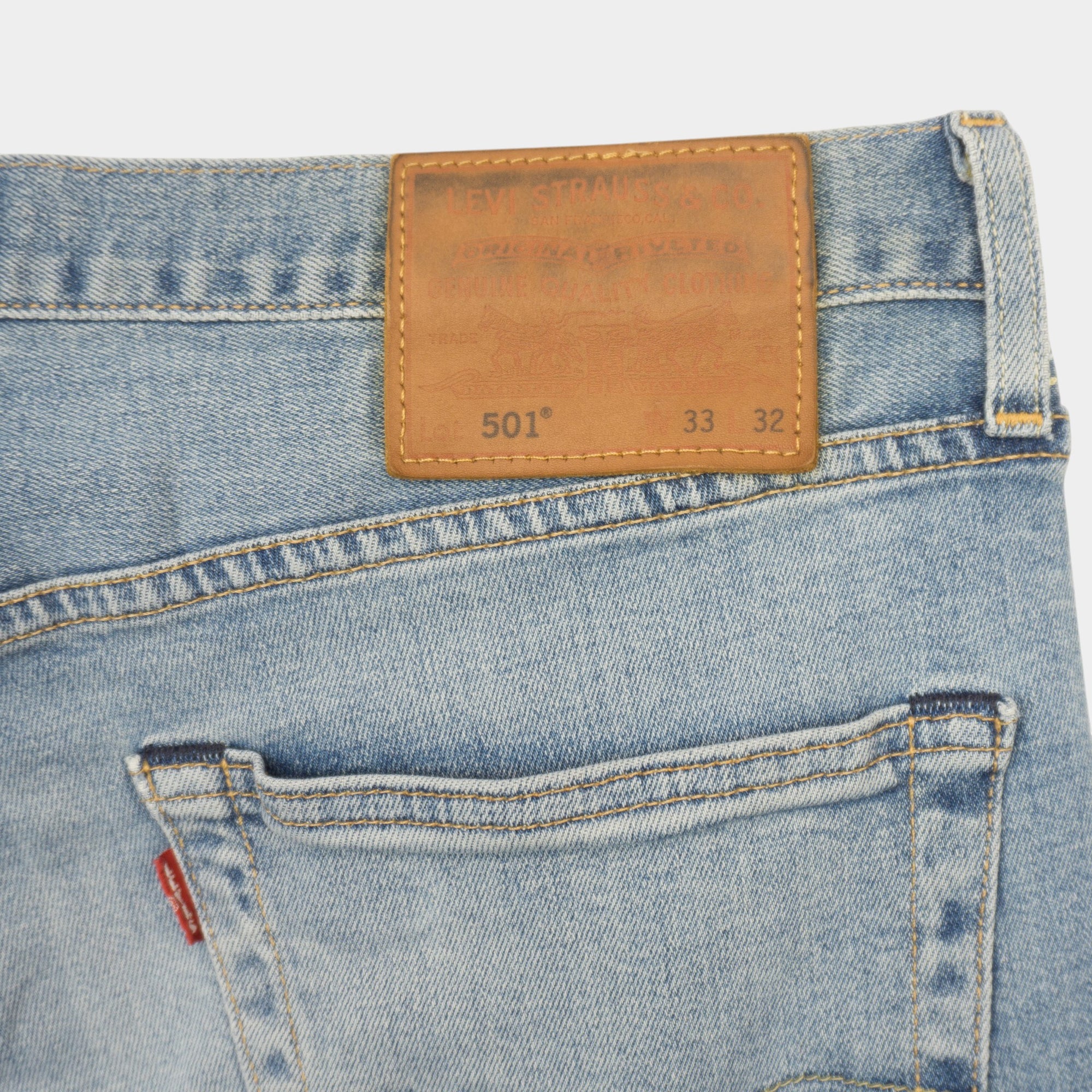 Levi's 501 Premium "Big E" Washed Сини Дънки